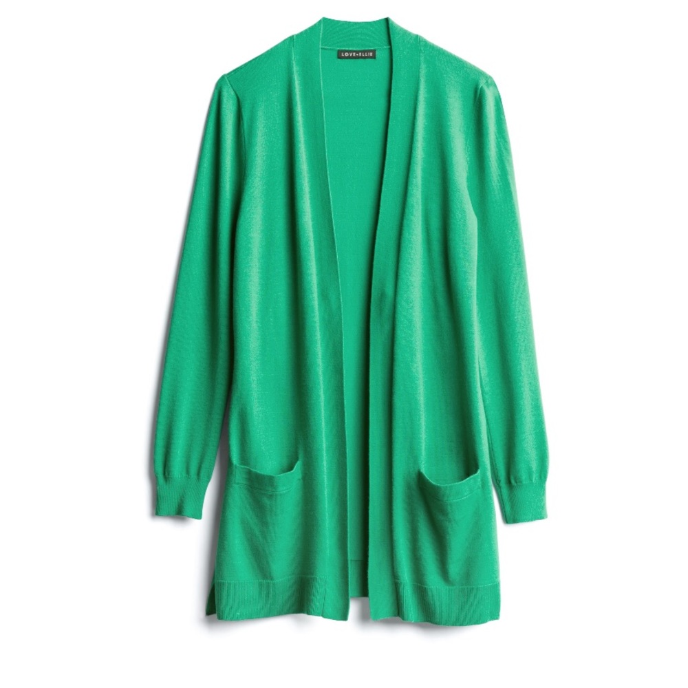 XL Love Ellie Kelly green cardigan